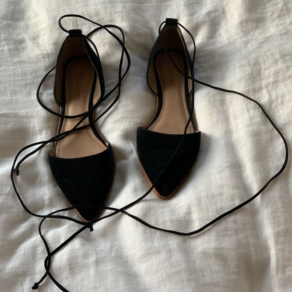 Madewell Black Suede Flats